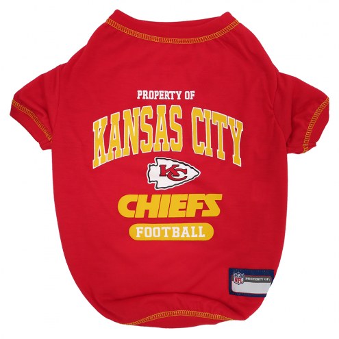 Kansas City Chiefs Dog Tee Shirt