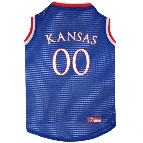 Kansas Jayhawks Dog Basketball Jersey