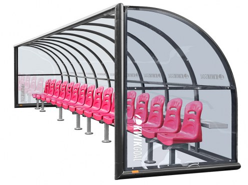 Kwik Goal Portable Elite Shelter with Molded Seats - 30 ft