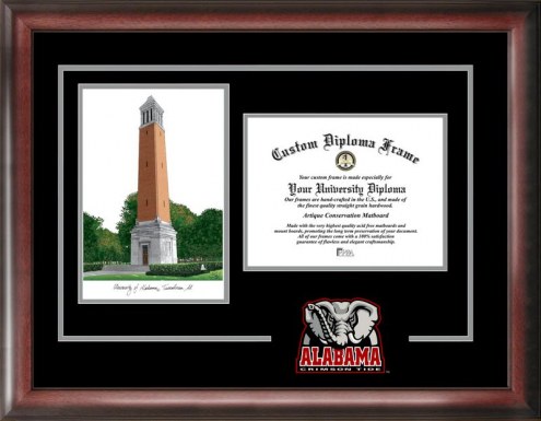 Alabama Crimson Tide Spirit Graduate Diploma Frame