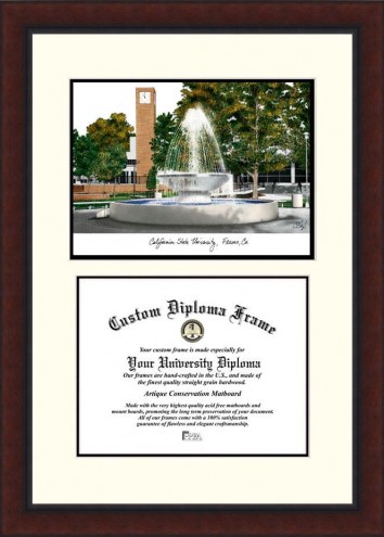 Fresno State Bulldogs Legacy Scholar Diploma Frame