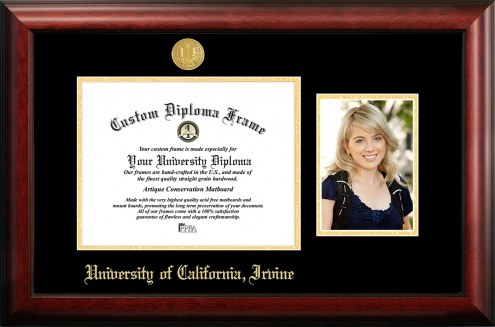 California Irvine Anteaters Gold Embossed Diploma Frame with Portrait