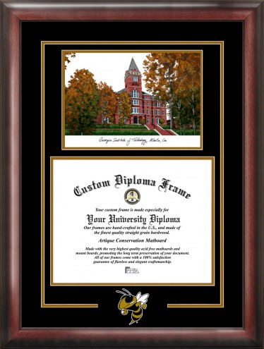 Georgia Tech Yellow Jackets Spirit Graduate Diploma Frame
