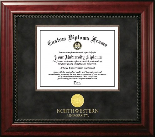 Northwestern Wildcats Executive Diploma Frame