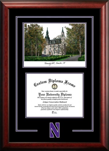 Northwestern Wildcats Spirit Graduate Diploma Frame