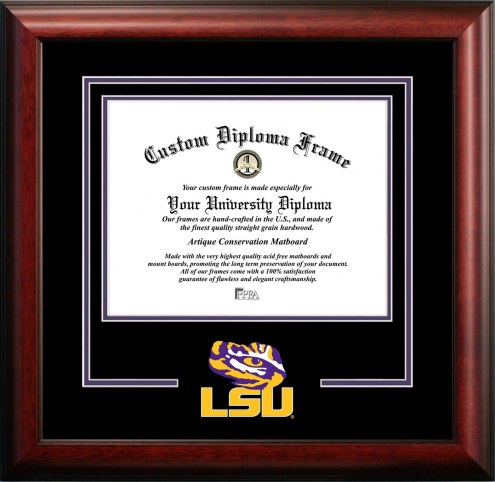 LSU Tigers Spirit Diploma Frame