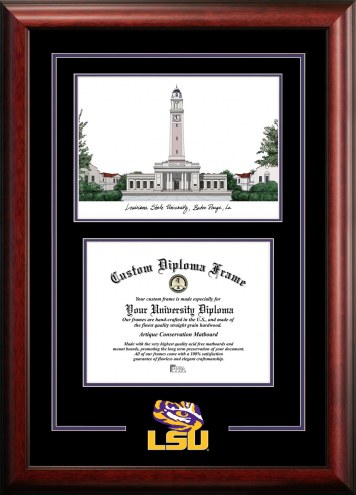 LSU Tigers Spirit Graduate Diploma Frame