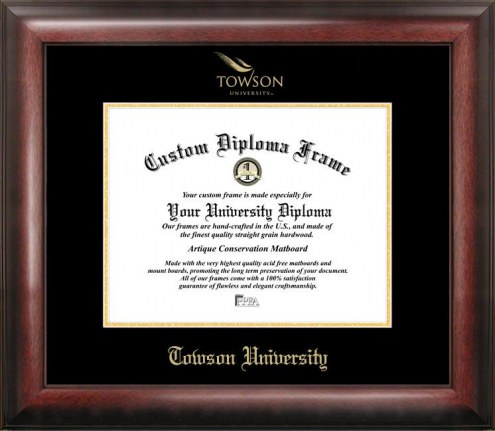 Towson Tigers Gold Embossed Diploma Frame