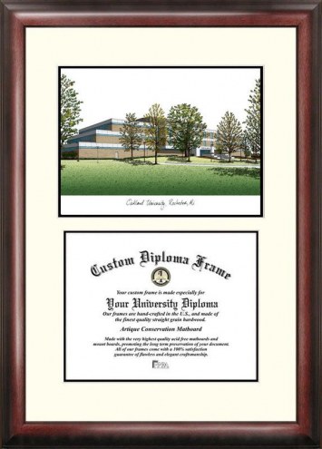 Oakland Golden Grizzlies Scholar Diploma Frame