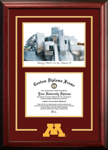 Minnesota Golden Gophers Spirit Graduate Diploma Frame