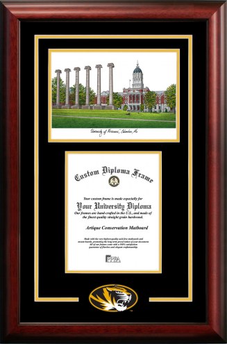 Missouri Tigers Spirit Graduate Diploma Frame