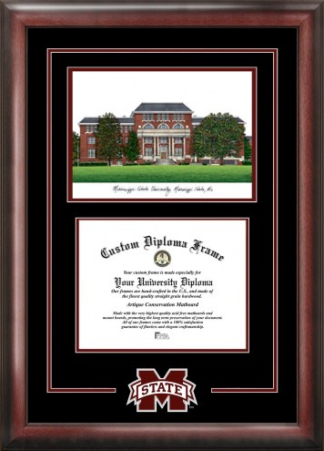Mississippi State Bulldogs Spirit Graduate Diploma Frame