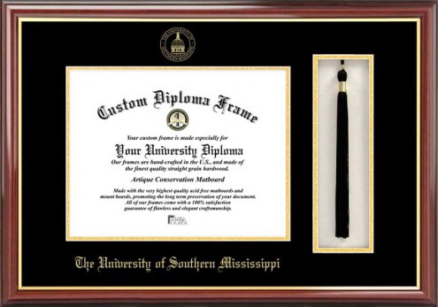 Southern Mississippi Golden Eagles Diploma Frame & Tassel Box