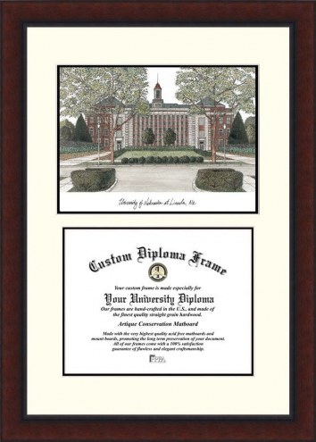 Nebraska Cornhuskers Legacy Scholar Diploma Frame