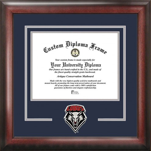New Mexico Lobos Spirit Diploma Frame