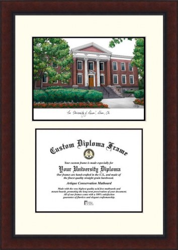Akron Zips Legacy Scholar Diploma Frame