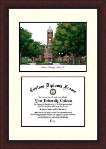 Clemson Tigers Legacy Scholar Diploma Frame
