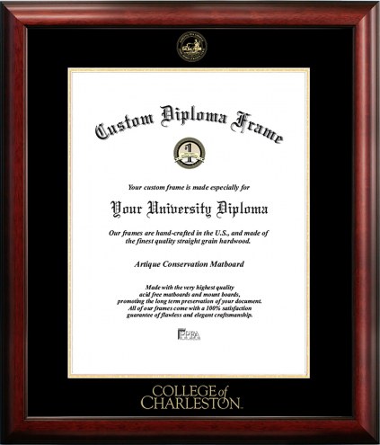 Charleston Cougars Gold Embossed Diploma Frame
