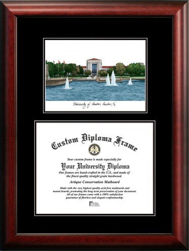 Houston Cougars Diplomate Diploma Frame