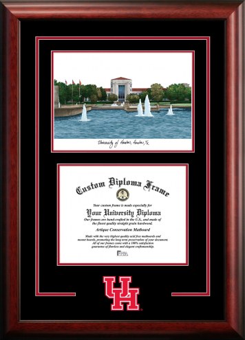 Houston Cougars Spirit Graduate Diploma Frame