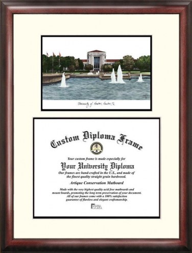 Houston Cougars Scholar Diploma Frame