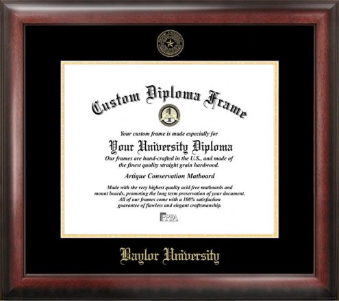 Baylor Bears Gold Embossed Diploma Frame