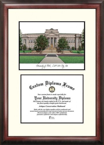 Utah Utes Scholar Diploma Frame