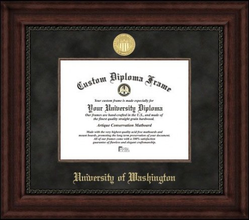 Washington Huskies Executive Diploma Frame