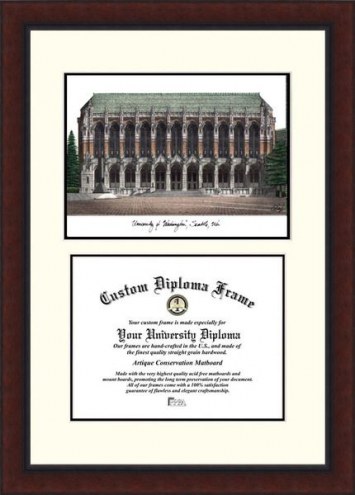 Washington Huskies Legacy Scholar Diploma Frame