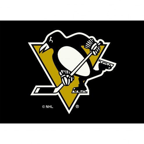 Pittsburgh Penguins NHL Team Spirit Area Rug