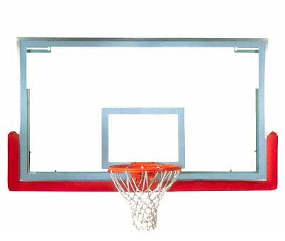 Spalding SuperGlass Pro Basketball Backboard, Rim, & Padding Package