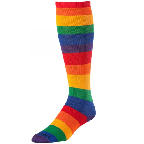 Twin City Krazisox Rainbow Over-Calf Socks