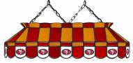 San Francisco 49ers NFL Team 40" Rectangular Stained Glass Shade