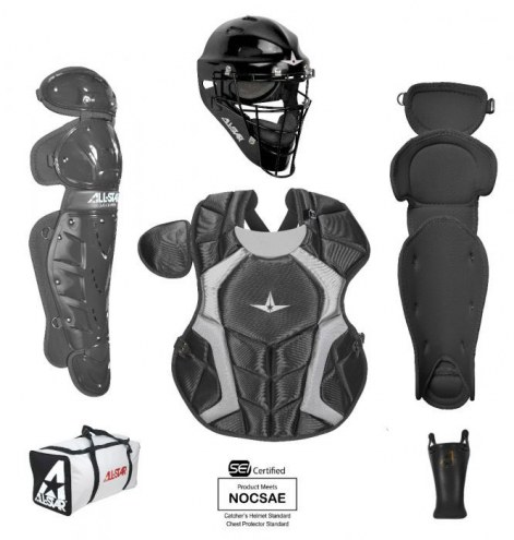 All Star Players Series NOCSAE Certified Youth Catcher's Gear Set - Ages 9-12 - SCUFFED
