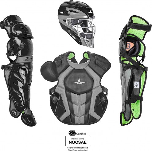 All Star S7 Axis NOCSAE Certified Adult Two Tone Baseball Catcher's Kit