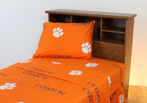 Clemson Tigers Dark Bed Sheets