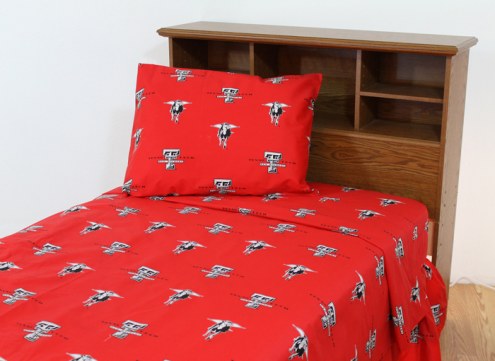 Texas Tech Red Raiders Dark Bed Sheets