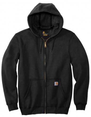 Carhartt Midweight Hooded Zip-Front Men's Custom Sweatshirt