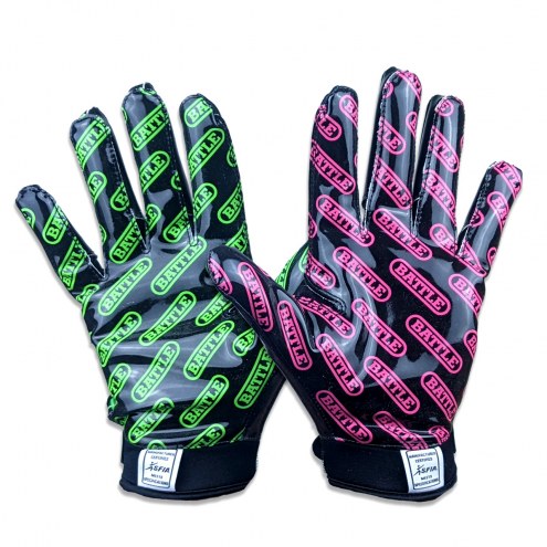 Battle Sports Nightmare 2.0 Adult Football Receiver Gloves