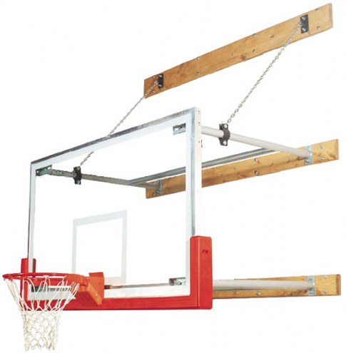 Bison Competitor Stationary Wall Mounted Basketball Hoop