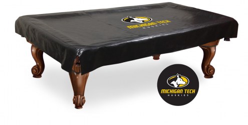 Michigan Tech Huskies Pool Table Cover