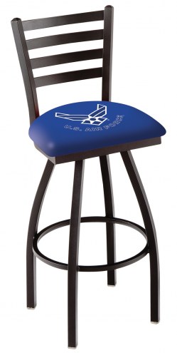 Air Force Falcons Swivel Bar Stool with Ladder Style Back