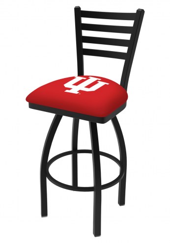 Indiana Hoosiers Swivel Bar Stool with Ladder Style Back