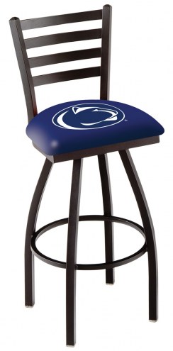 Penn State Nittany Lions Swivel Bar Stool with Ladder Style Back