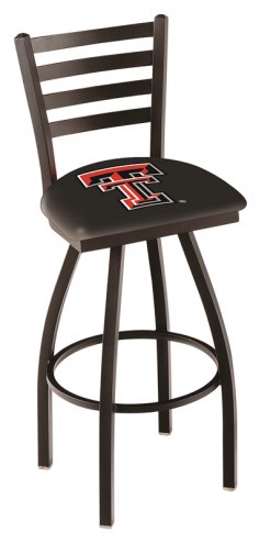 Texas Tech Red Raiders Swivel Bar Stool with Ladder Style Back