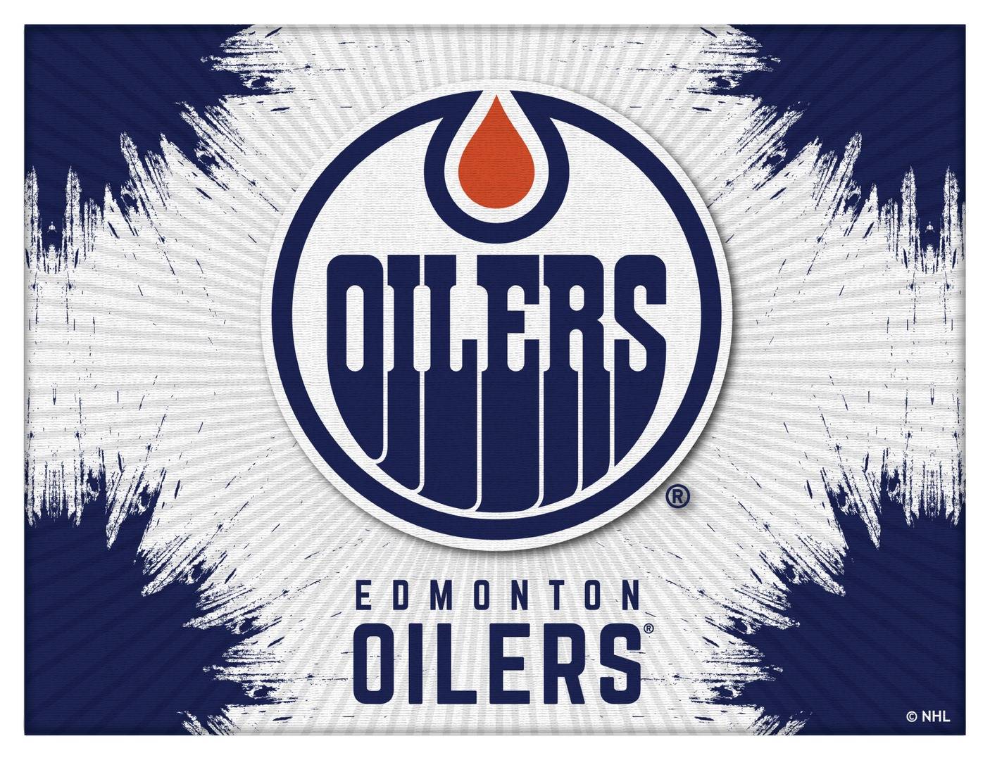 Edmonton Oilers Logo Canvas Print