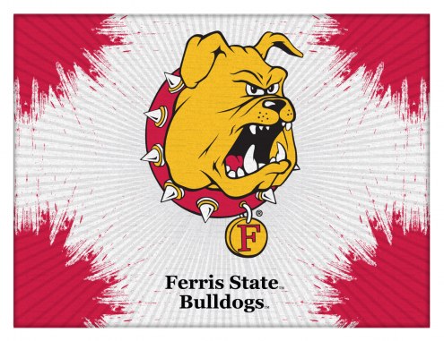 Ferris State Bulldogs Logo Canvas Print