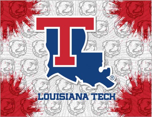 Louisiana Tech Bulldogs Logo Canvas Print