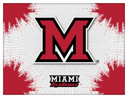 Miami of Ohio Redhawks Logo Canvas Print