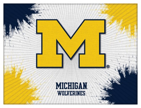 Michigan Wolverines Logo Canvas Print